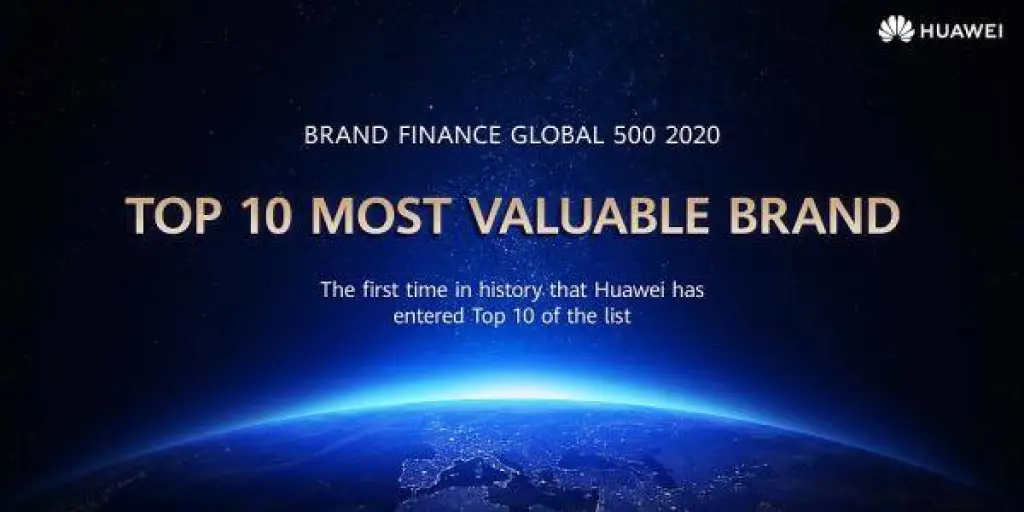 هواوي ضمن أفضل 10 علامات تجارية قيّمة