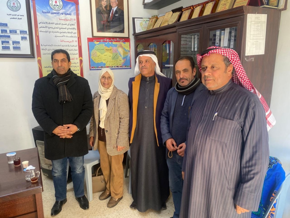 رئيس لجنة مجلس محافظة معان اللامركزية الأستاذة عايدة آل خطاب في جولة في الهاشمية