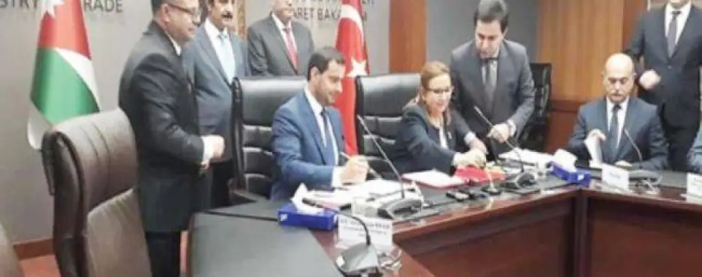 الأردن وتركيا توقعان اتفاقية للتعاون التجاري والاقتصادي