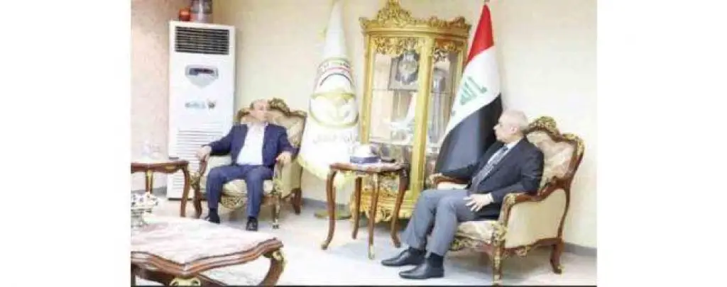 وزير النقل يبحث مع نظيره العراقي آفاق التعاون المشترك بين الجانبين