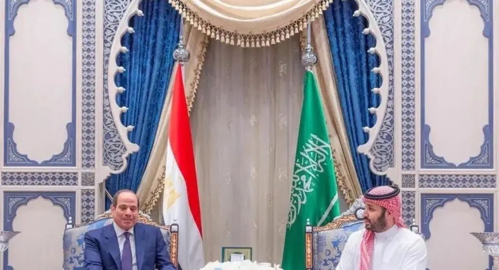 ولي العهد السعودي يلتقي الرئيس السيسي في القاهرة