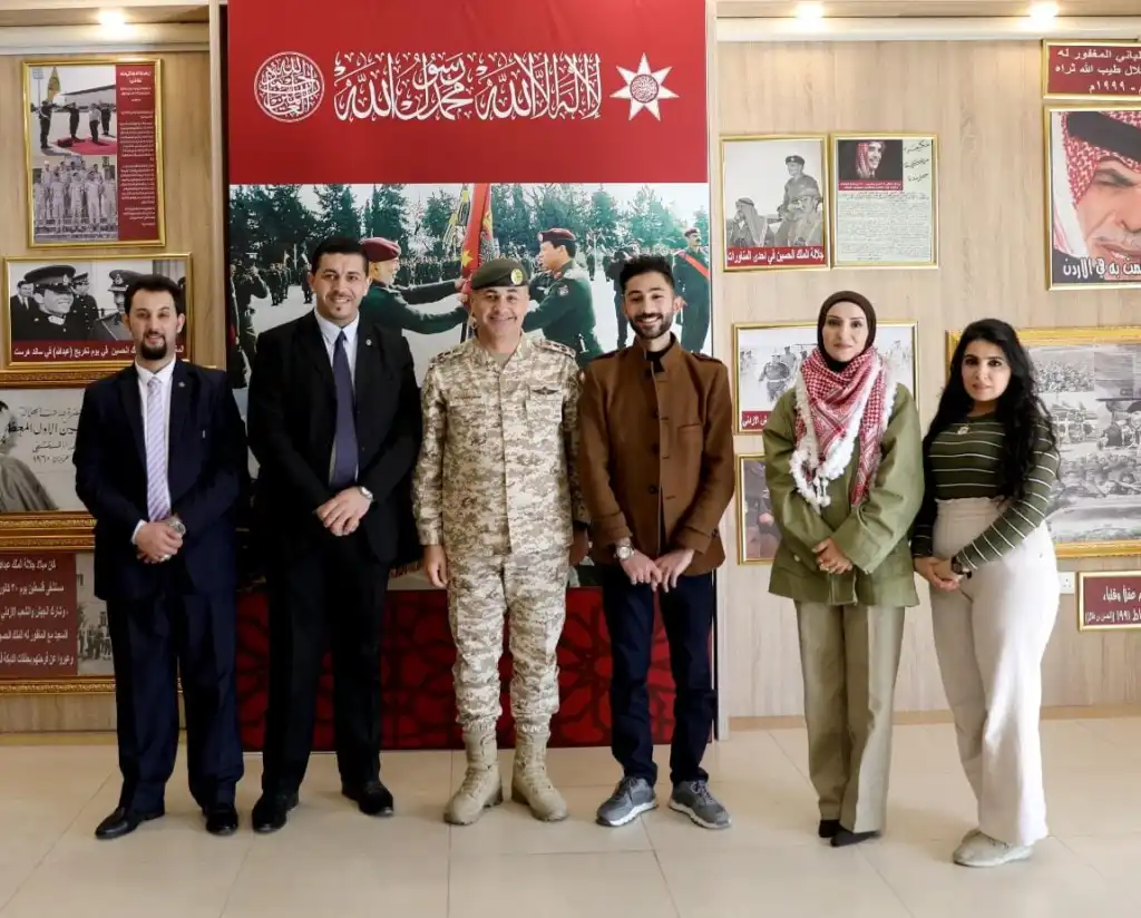 منصة RYS الدولية للعمل الشبابي تستعرض ملامح الإرث العسكري الهاشمي في زيارة استراتيجية لمركز التوثيق العسكري