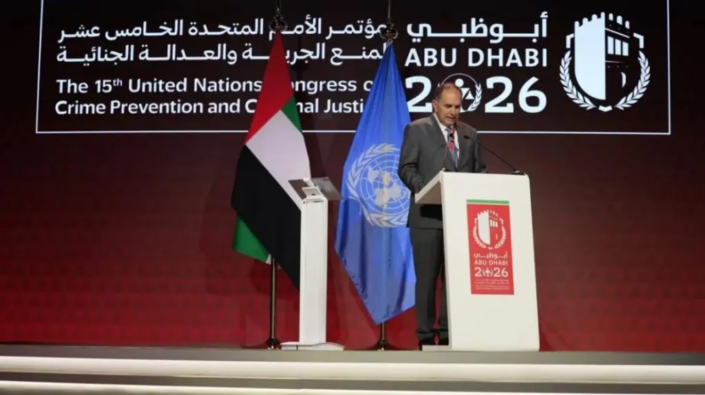 وزير العدل يشارك بالمؤتمر الأممي الـ15 لمنع الجريمة