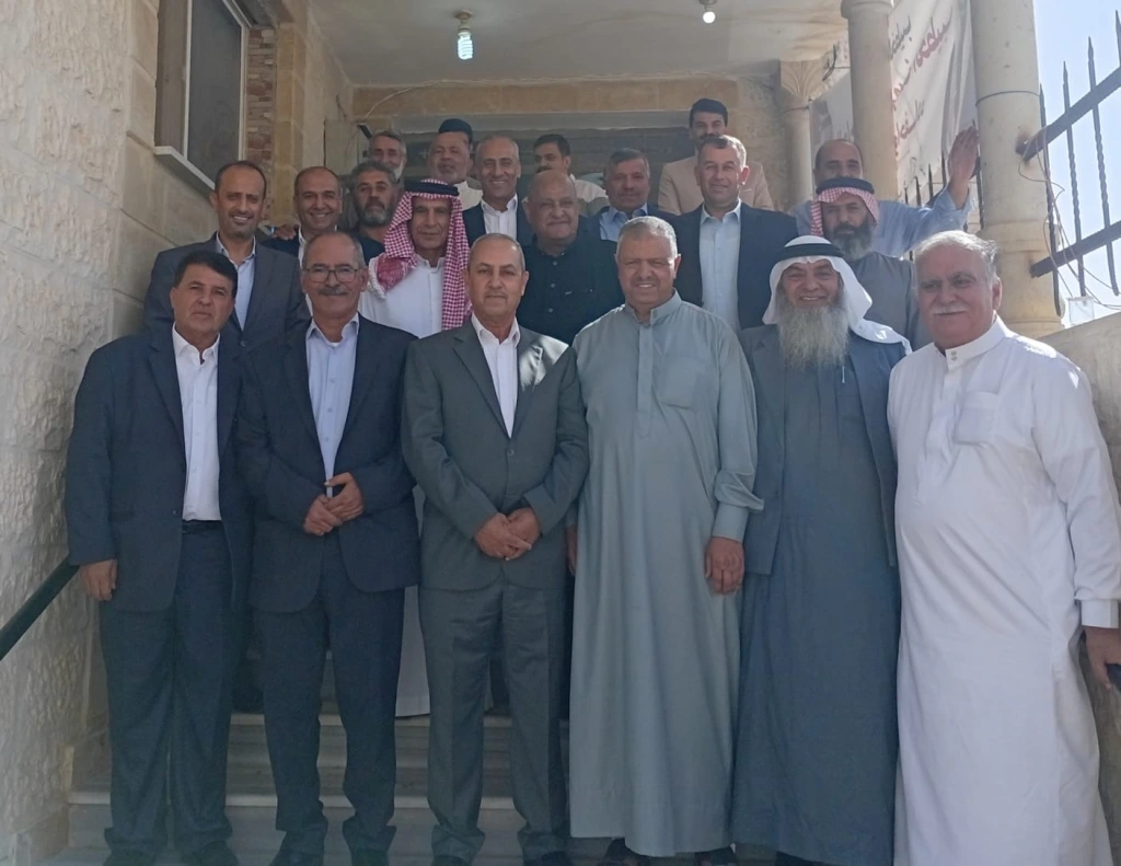 متقاعدو سلاح الجو الملكي الأردني يهنئون زميلهم ورفيق السلاح حسن الخطيب بزفاف نجله شهاب