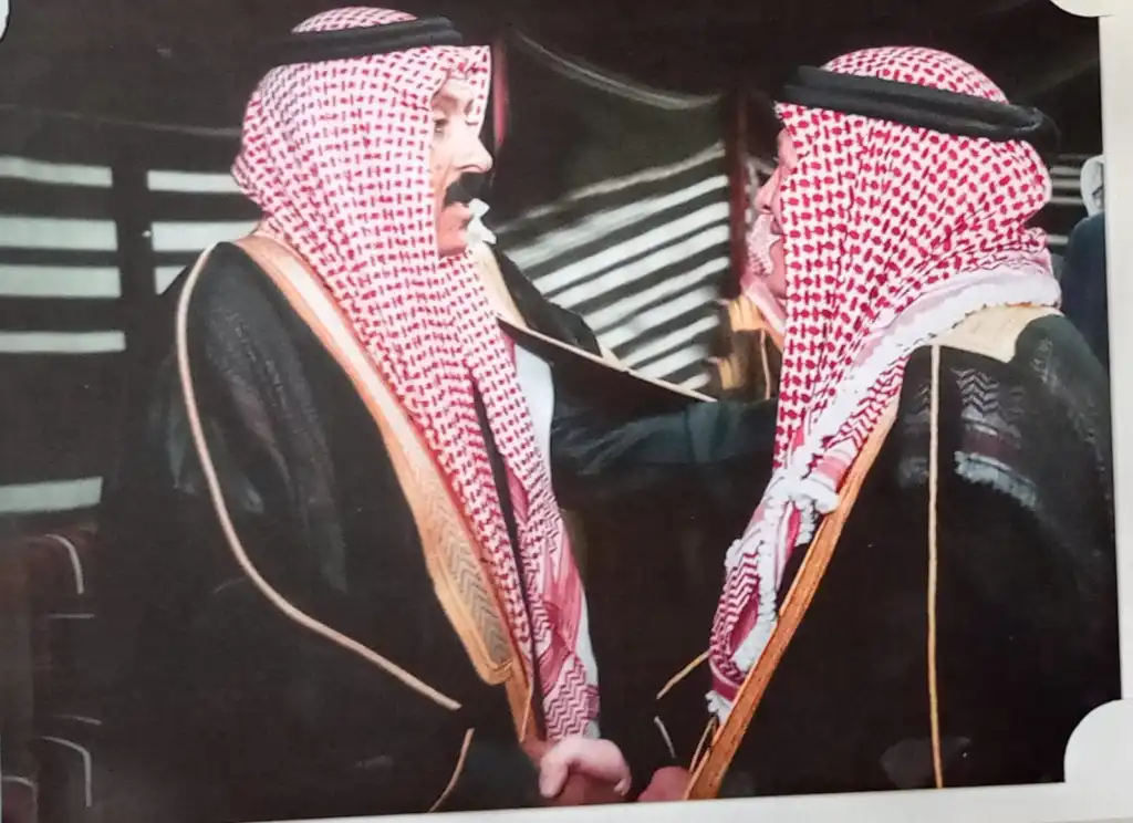 الشيخ  عواد  النعيمات  يهنيء  جلالة الملك وولي العهد بعيد الاستقلال الثمانين  وعيد الأضحى المبارك