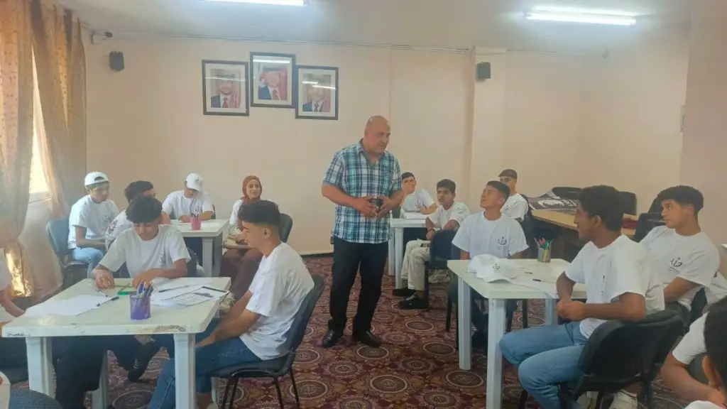 انطلاق معسكر التغير المناخي (الاقتصاد الأخضر) في مركز شباب وشابات الرصيفة