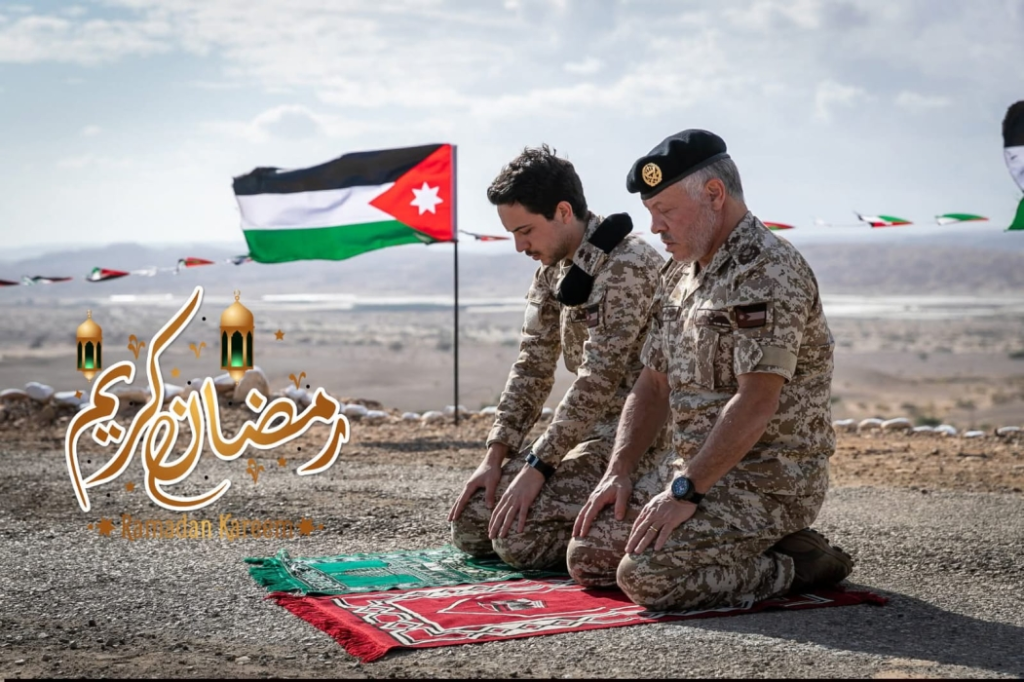 الشيخ جمال عوده ابو طاحون الحويطات يرفع  بطاقة  تهنئة  إلى  جلالة الملك وولي العهد بحلول شهر رمضان