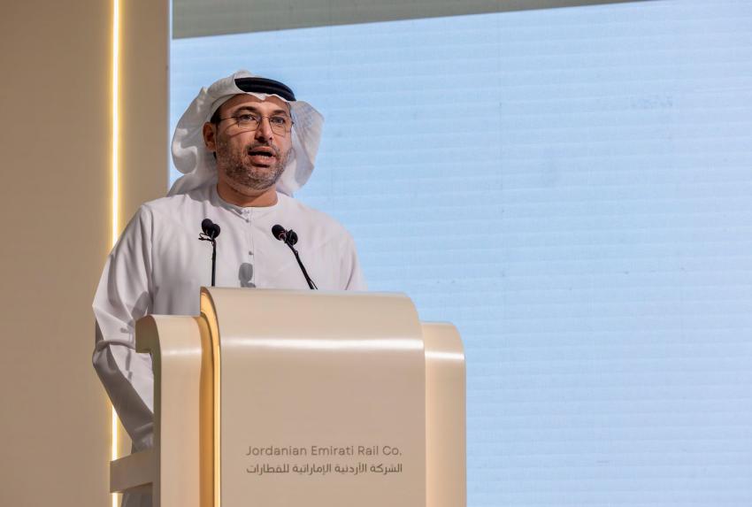 الملك وولي عهد أبوظبي يشهدان وضع حجر الأساس لمشروع سكة حديد العقبة - معان