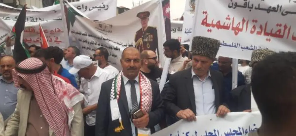 الاتحاد الوطني الأردني يشارك في المسيرة الوطنية تزامنًا مع ذكرى نكبة فلسطين