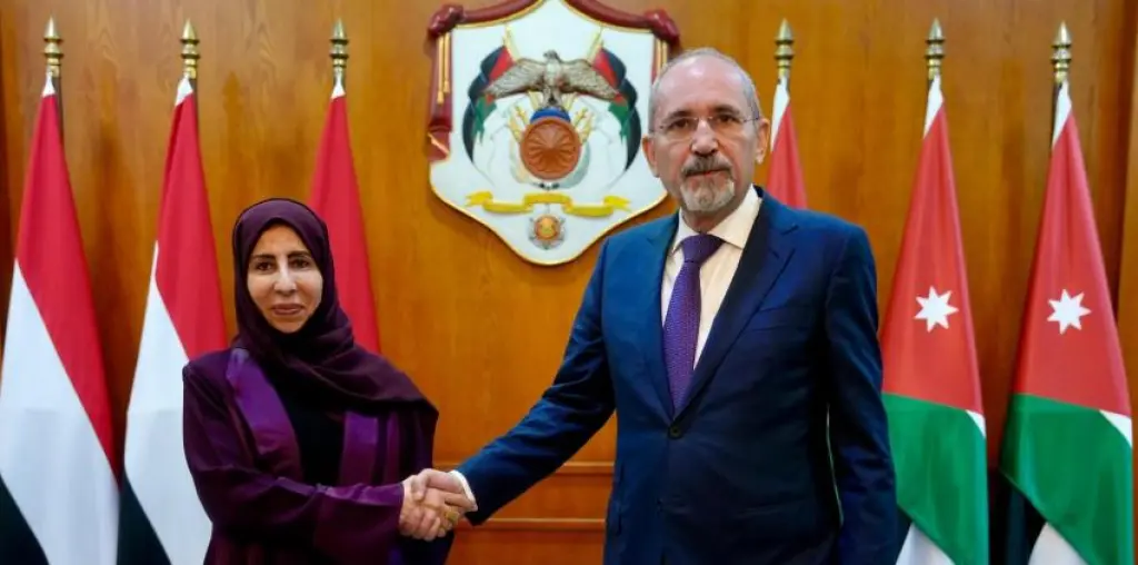 الصفدي يتسلّم رسالة للملك من رئيس مجلس القيادة اليمني
