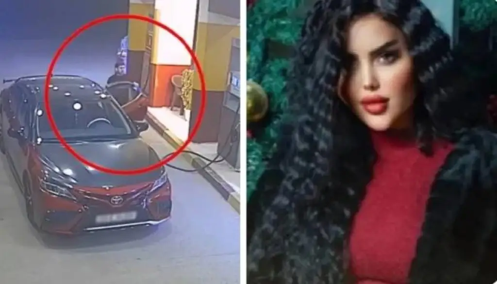 شاهد .. لحظة دخول قاتل المودل العراقية نور الدليمي إلى محطة وقود لشراء بنزين لإحراق جثتها