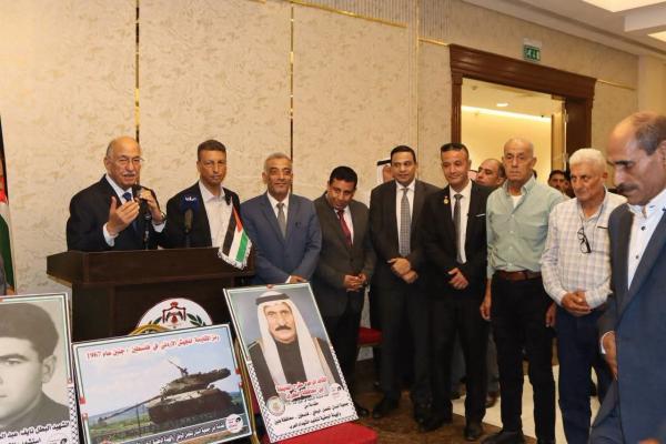 وفد فلسطيني يكرم القائد الراحل مفرح المعايطة في الكرك