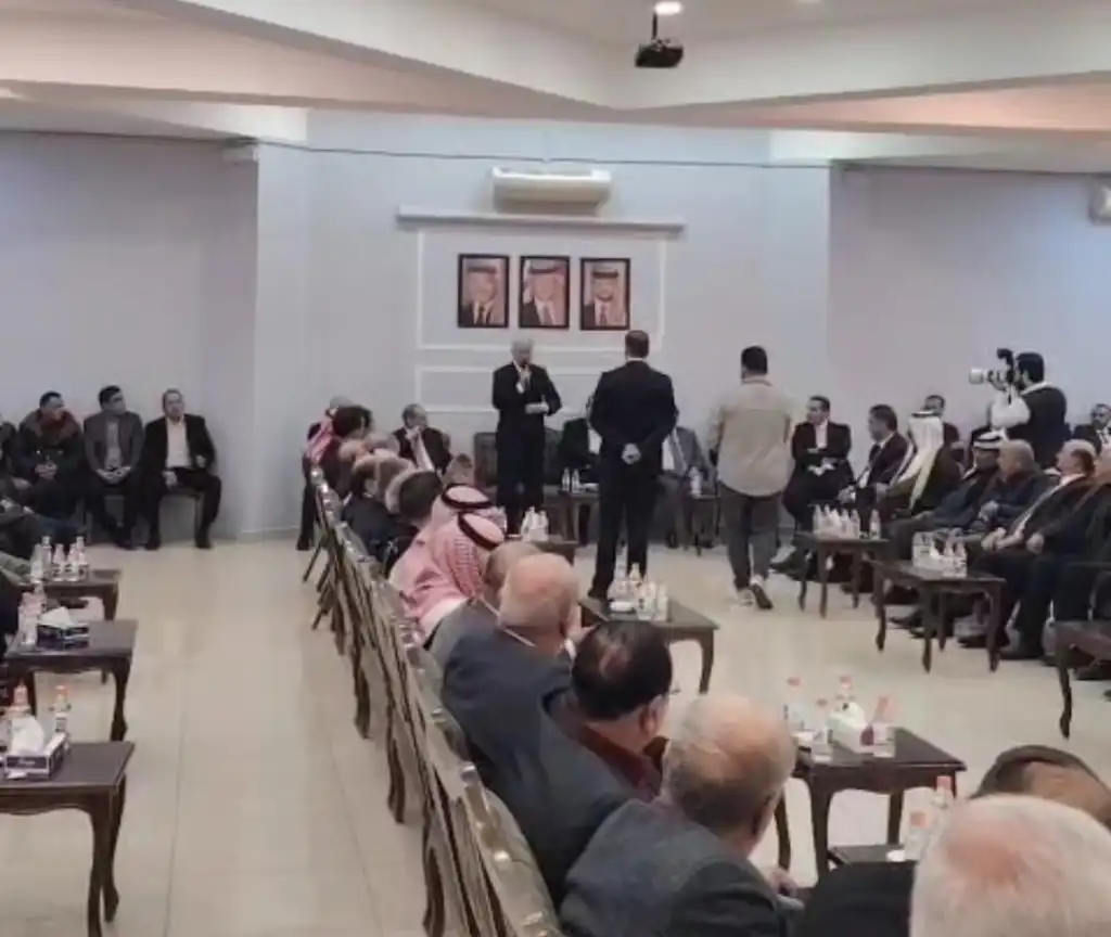 عشيرة المجالي تستقبل جاهة خطبة من عشيرة آل أبو جريبان - الجبارات ( صور )