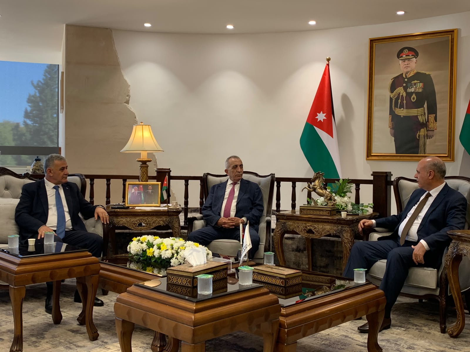 وزير الثقافة ونظيره الفلسطيني يبحثان تعزيز التعاون الثقافي الأردني الفلسطيني