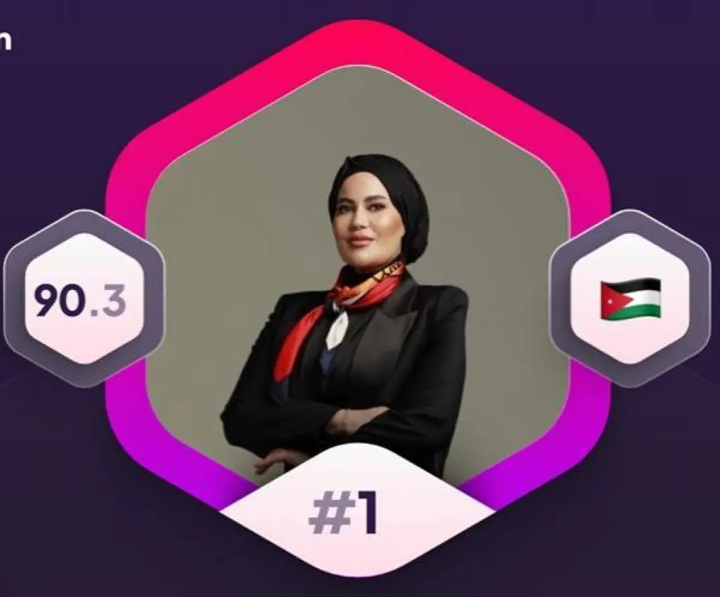 الأردنية سارة أبو حمور الأولى عالمياً في قطاع العقارات والرهون العقارية