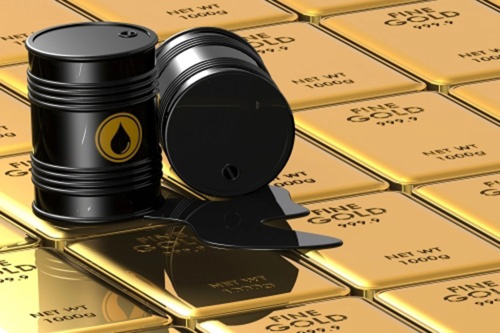 ارتفاع أسعار الذهب وانخفاض النفط عالميا