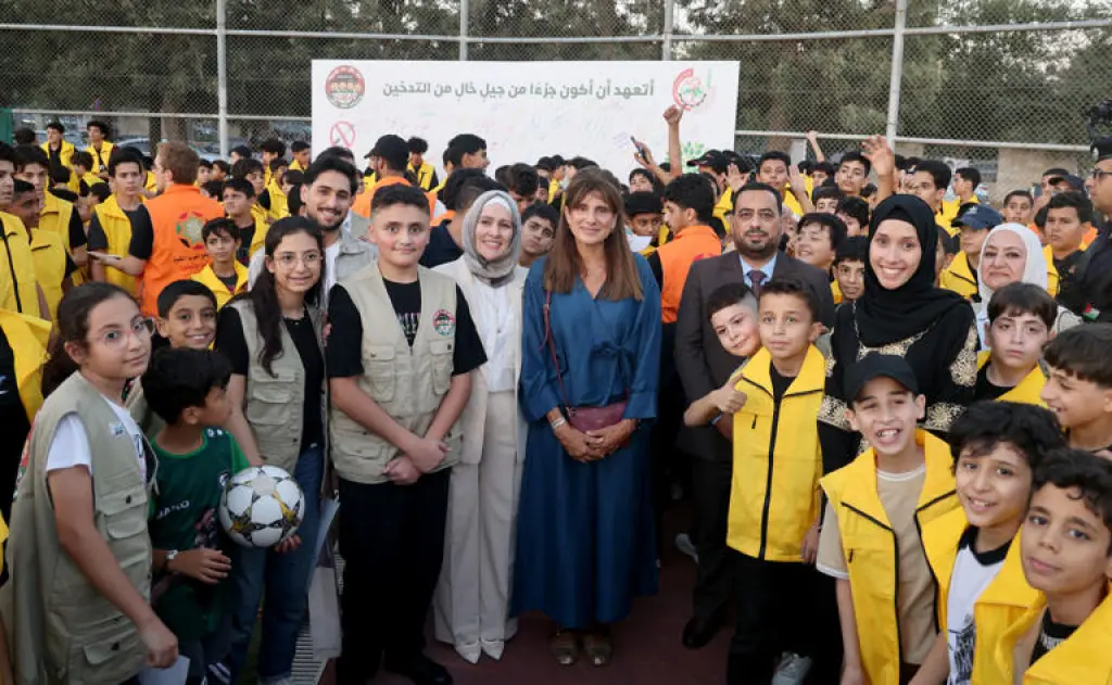 الأميرة دينا مرعد ترعى انطلاق المرحلة الثانية لمبادرة "جيل خالٍ من التدخين"