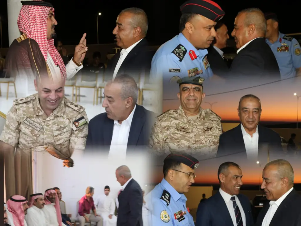 قبيلة الحجايا تحتفي باللواء الركن المتقاعد طارق الحجايا ( صور )