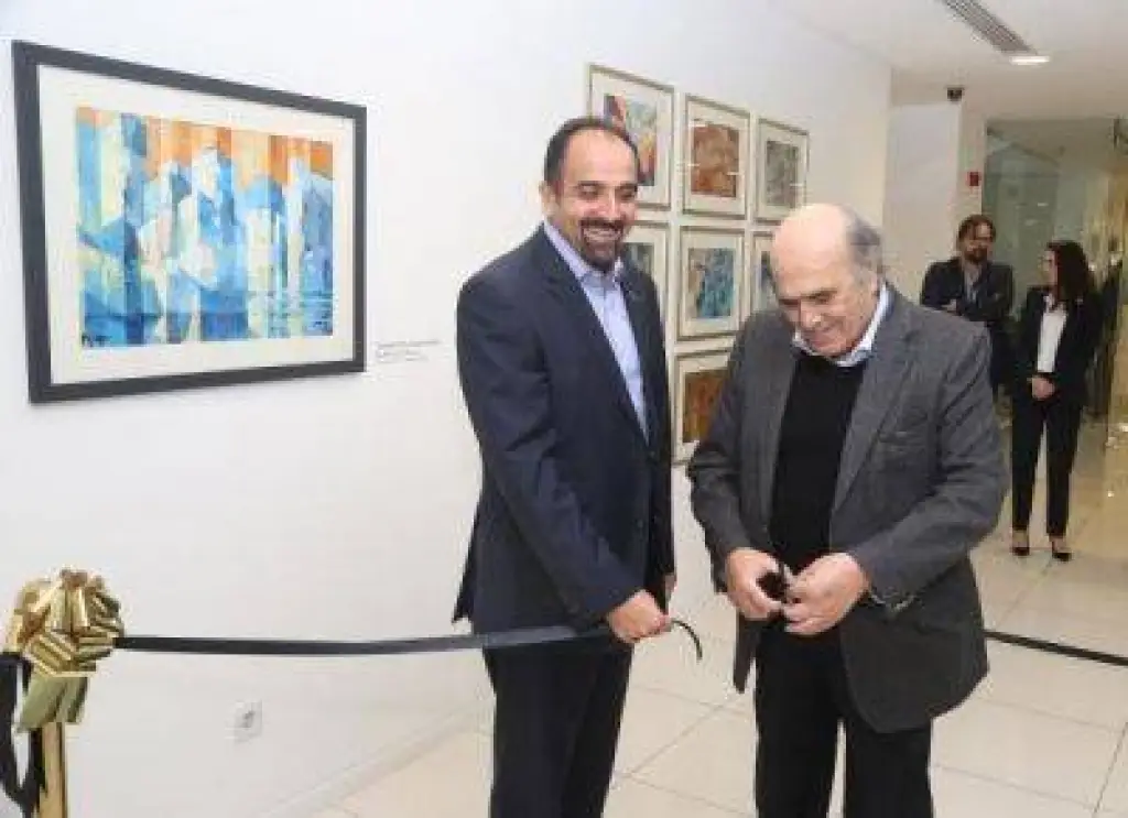 الاستثماري يحتفي بالفنان الأردني مهنا الدرة