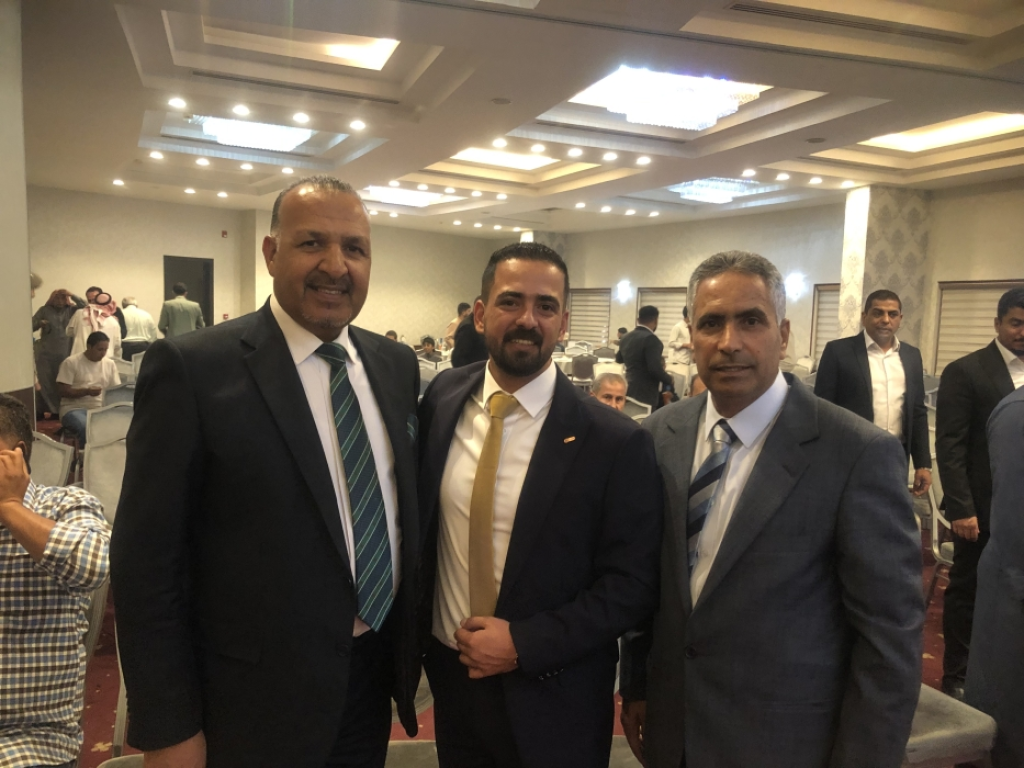محمد الكعابنه يهنئ أبناء المرحوم عبدالله مكازي الجريبيع بخطوبة شقيقهم رامي