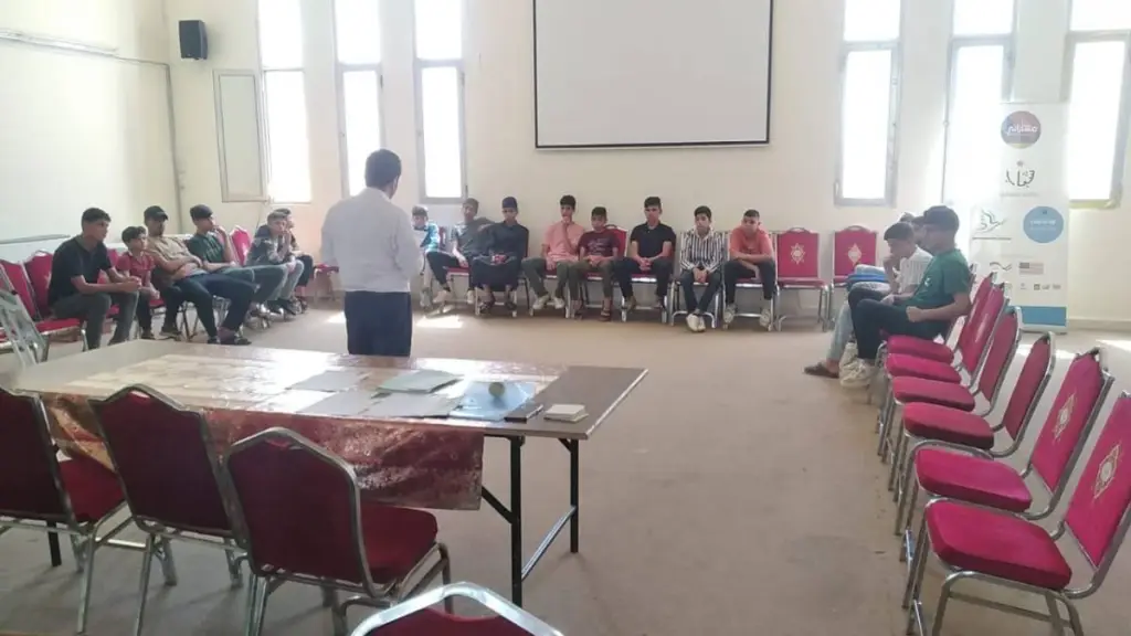 نشاط حول التغيرات المناخية في مركز شباب عي