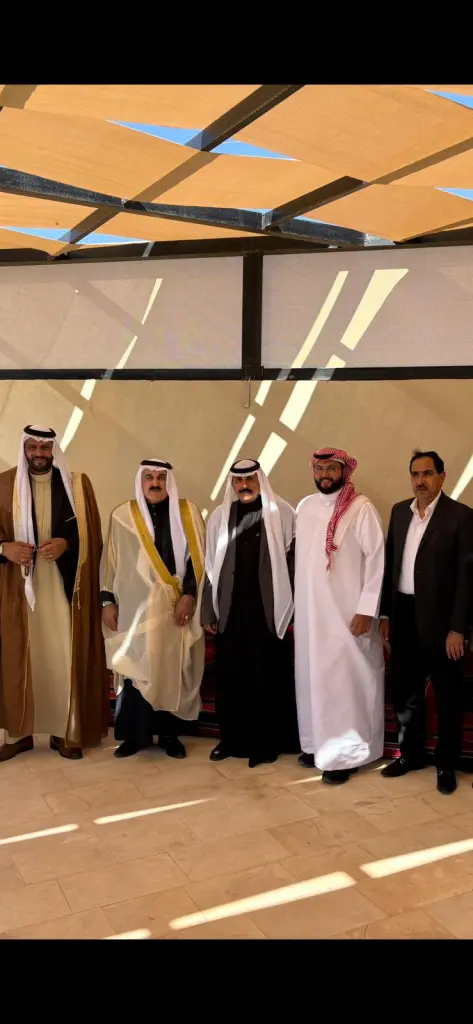المهندس الرشيدي يقيم  مأدبة غداء على شرف الشيخ النشمي الفايز