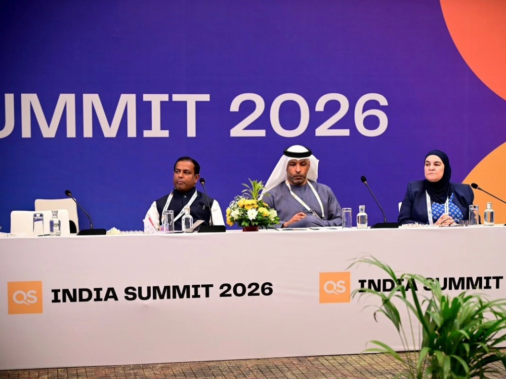 اليرموك تعزز حضورها الأكاديمي الدولي بمشاركتها في قمة QS 2026 بالهند