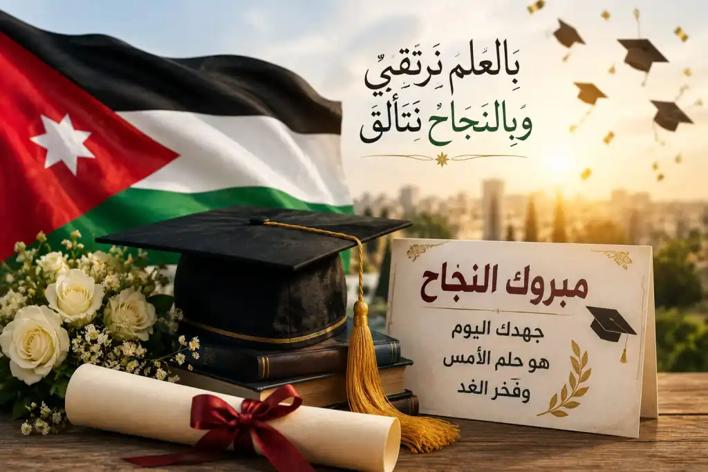 شريف عبدالله العويمر يبارك لابنته فرح نجاحها في التوجيهي بمعدل 70.1%