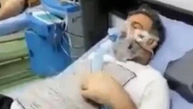 شاهد اللحظات الأخيرة لرياضي عراقي معروف هزمه الفيروس