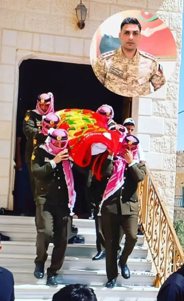 تشييع جثمان النقيب منذر الدليجم بني خالد