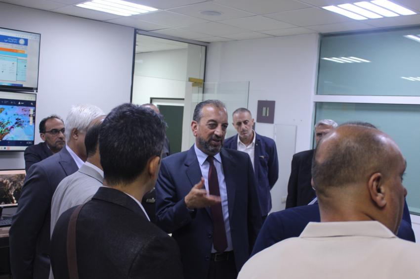 مدير الأرصاد الجوية السورية يزور الأرصاد الجوية الأردنية للتعاون وتبادل الخبرات