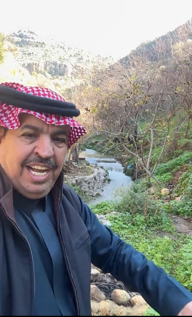 الاعلامي السعودي غنام السليمي ينشر  فيديو  يشجع  على  السياحة في الاردن.