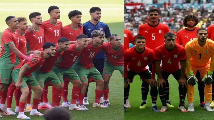 تحديد منافسي مصر والمغرب في ربع نهائي أولمبياد باريس 2024