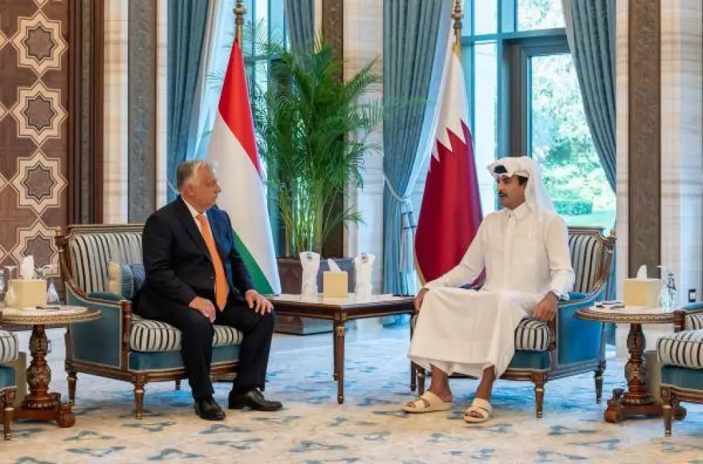 رئيس الوزراء المجري في قطر داعمًا