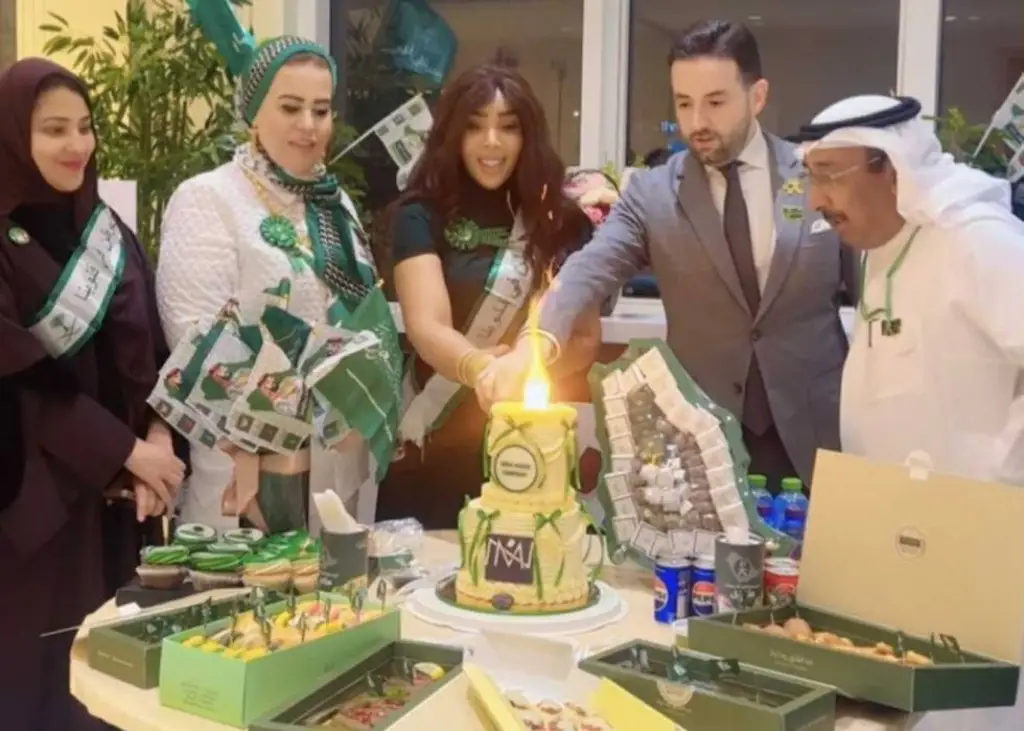 شركة نيدا ماجيك الإعلامية تحتفل بالعيد الوطني السعودي الـ95