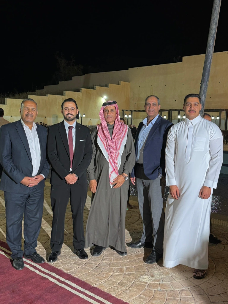 محمد الكعابنه يهنىء عبد العزيز الكعابنه بزفاف نجله ثامر