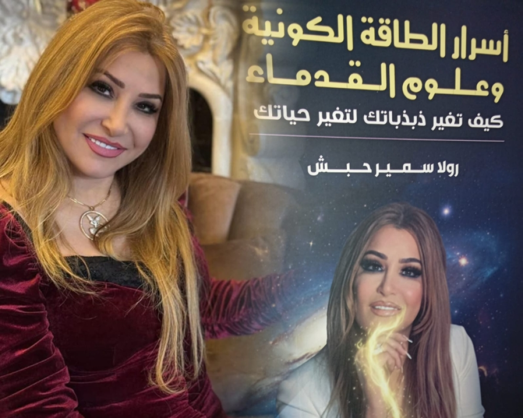 الدكتورة رولا حبش  تُهدي القلعة نيوز نسخة من كتابها الجديد  أسرار الطاقة الكونية