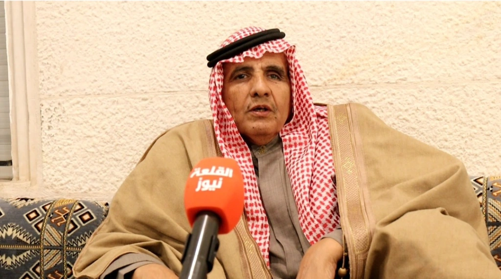 الشيخ فرج الاحيوات خلال لقاء مع القلعة : جلالة الملك  قدم الكثير ليس فقط للأردن بل للعالم أجمع ..فيديو وصور