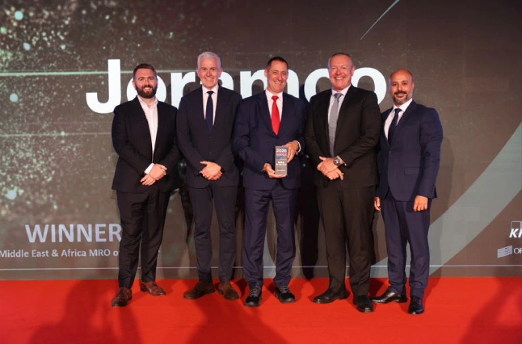 جورامكو تحصل على جائزة أفضل شركة لعام 2026 على مستوى الشرق الأوسط وأفريقيا في مجال صيانة وإصلاح وتجديد الطائرات ضمن جوائز Airline Economics Aviation 100