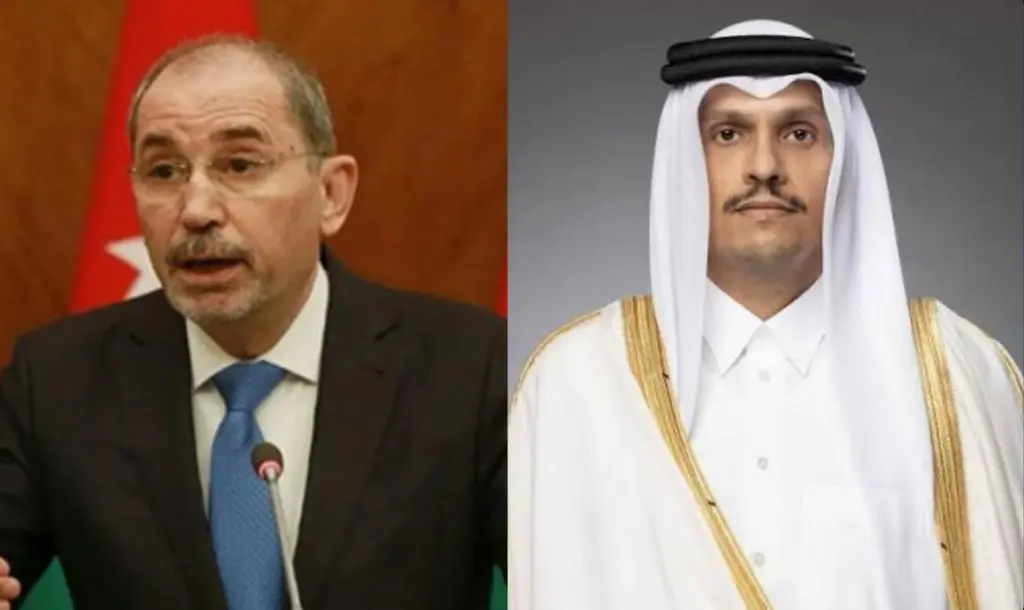 الصفدي ونظيره القطري يؤكدان أهمية تكاتف الجهود لإنهاء التصعيد الإقليمي