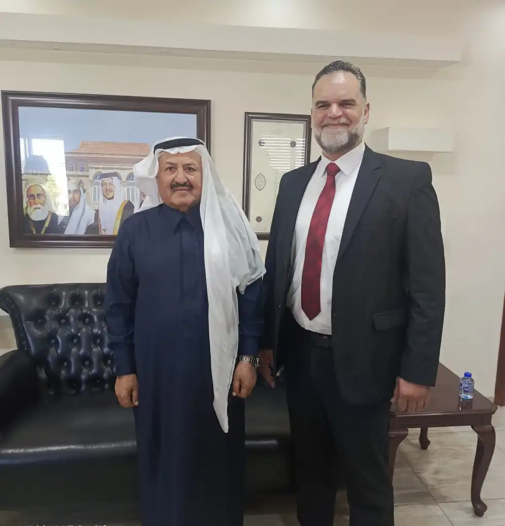 *مستشار جلالة الملك لشؤون العشائر يلتقي الدكتور محمد عقاب الجوابرة*