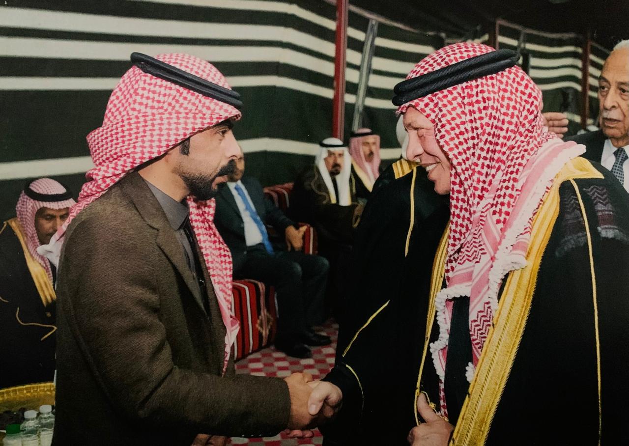 الشيخ  صايل  محمد العقار الحجايا   للقلعة نيوز خطاب جلالة الملك  صوت الحكمة  والعدل