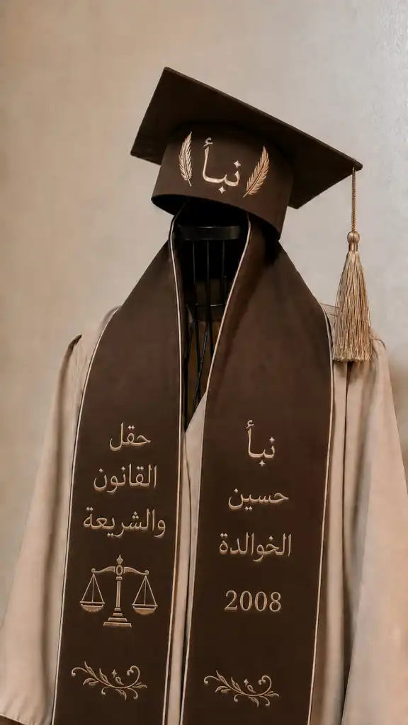 الاستاذ احمد حسين الخوالدة يبارك لشقيقته نبأ بمناسبة نجاحها في الثانوية العامة (التوجيهي)