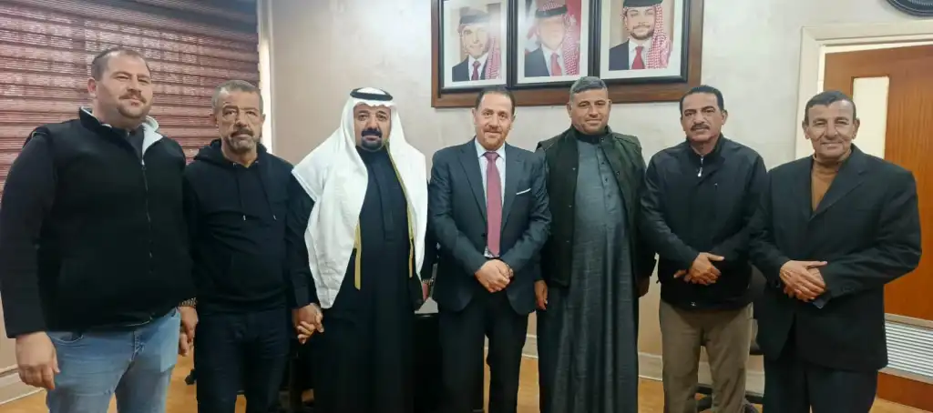 رئيس وأعضاء ديوان عشائر سحاب يقوم بزيارة إلى مدينة الملك عبدالله الثاني الصناعية