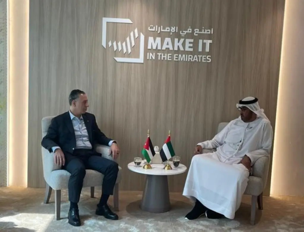 الأردن والإمارات تبحثان توسيع الشراكة الاقتصادية والتكامل الصناعي