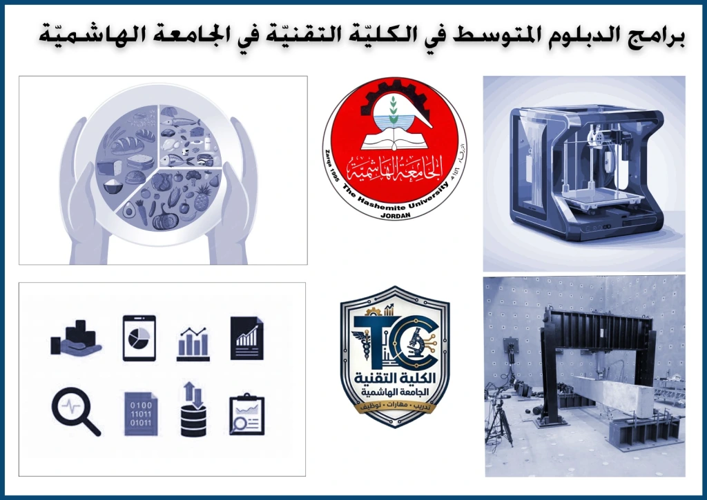 الجامعة الهاشمية تطلق أولى برامج الدبلوم المتوسط في كليتها التقنيّة