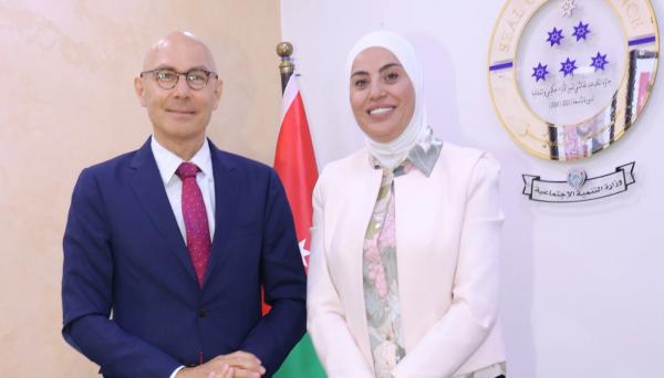 بني مصطفى ومفوّض حقوق الإنسان يبحثان التعاون
