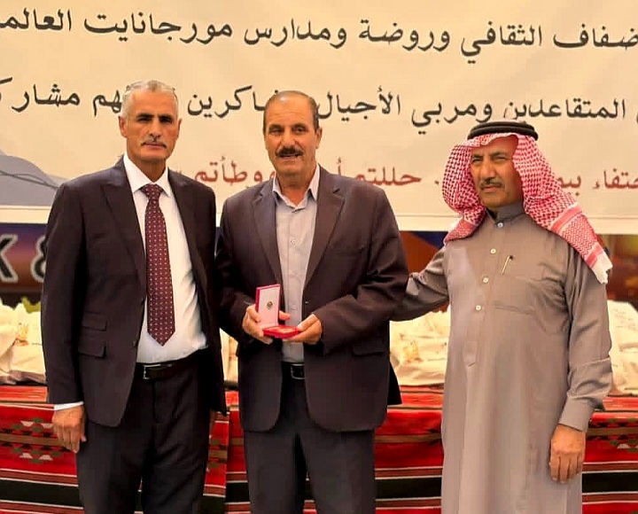 مدارس  المورجانايت العالمية تُكرّم المقدم المتقاعد علي العبيات تقديرًا لمسيرته العسكرية والتربوية