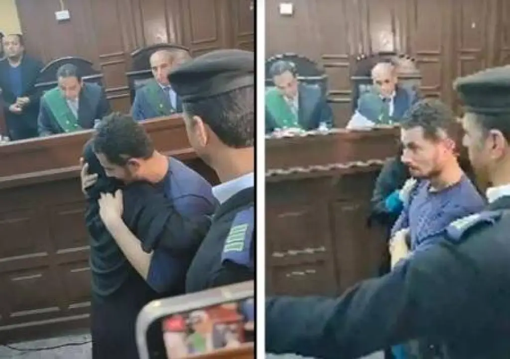 فاصل رأس صديقه عن جسده بمصر يقبل قدم والدته - فيديو